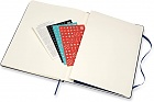 Kalendarz Moleskine 2021-2022 18-miesięczny rozmiar XL (bardzo duży 19x25 cm) Tygodniowy Niebieski Ciemny/ Szafirowy Twarda oprawa (Moleskine Weekly Notebook Planner 2021/22 Extra Large Hard Sapphire Blue Cover) - 8056420856293