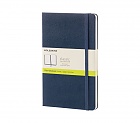 Notatnik Moleskine L duży (13x21cm) Czysty Szafirowy / Granatowy Twarda oprawa (Moleskine Plain Notebook Large Hard Sapphire Blue) - 8051272893687