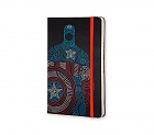 Avengers - Notes Moleskine Kapitan Ameryka w linię, duży [13x21cm] (Moleskine The Avengers Limited Edition Notebook Large Ruled Hard Captain America) - 805-50-0285-272-2