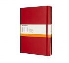 Notatnik Moleskine XL ekstra duży (19x25 cm) w Linie Czerwony / Szkarłatny Twarda oprawa (Moleskine Ruled Notebook Extra Large Hard Scarlet Red) - 8055002855082