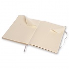 Notatnik profesjonalny XL(19x25cm) wrzosowym twarda oprawa (Moleskine Professional Notebook Aster Grey Extra Large Hard Cover)