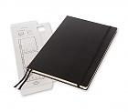 Notatnik Moleskine Workbook PRO A4(21x30cm) czysty czarny twarda oprawa (Moleskine Workbook PRO Notebook Plain Black A4 Hard Cover)