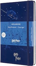 Notatnik Moleskine Harry Potter i Komnata Tajemnic (duży 13x21) w Linie Niebieski Twarda oprawa (Moleskine Harry Potter Flying Car Limited Edition Notebook Ruled Large Hard Cover) - 8053853603708
