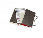 Notes Moleskine Keith Haring w linię, biały [9x14cm], koralowy twarda oprawa (Moleskine Keith Haring Limited Edition Notebook Pocket Ruled Hard)