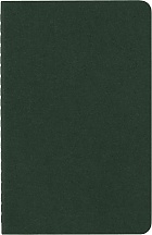 Zestaw 3 zeszytów Moleskine Cahier P kieszonkowe (9x14 cm) w Linie Zielony Mirt Miękka oprawa (Moleskine Cahiers Set of 3 Squared Journals Myrtle Green Soft Cover) - 8055002855211