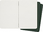 Zestaw 3 zeszytów Moleskine Cahier P kieszonkowe (9x14 cm) w Linie Zielony Mirt Miękka oprawa (Moleskine Cahiers Set of 3 Squared Journals Myrtle Green Soft Cover) - 8055002855211