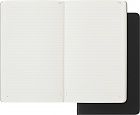 Moleskine Smart Zestaw 2 zeszytów Cashier L duże (13x21cm) w Linie Miękka oprawa Czarne (Moleskine Smart Cashier Large Set of 2 Ruled Journals Black) - 8056420858464