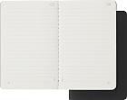 Moleskine Smart Zestaw 2 zeszytów Cashier P kieszonkowe (9x14cm) w Linie Miękka oprawa Czarne (Moleskine Smart Cashier Pocket Set of 2 Ruled Journals Black) - 8056420858518