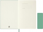 Notatnik Moleskine L duży (13x21cm) Czysty Sage Green Twarda oprawa (Moleskine Plain Notebook Large Hard Sage Green) - 8056711512723