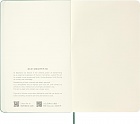 Notatnik Moleskine L duży (13x21cm) Czysty Sage Green Twarda oprawa (Moleskine Plain Notebook Large Hard Sage Green) - 8056711512723