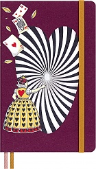 Notatnik Moleskine Alicja w Krainie Czarów L duży (13x21 cm) Gładki Twarda oprawa (Moleskine Alice\'s Adventures in Wonderland Limited Edition Notebook Plain Large Journey Graphic Hard Cover) - 8056711513416