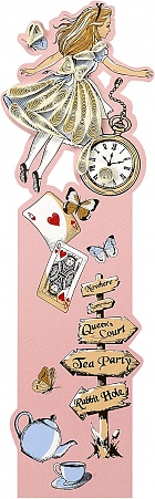 Moleskine Zakładka Origami Alicja w Krainie Czarów (Moleskine Limited Edition Alice\'s Advetures in Wonderland Origamo Bookmark) - 8056711513430