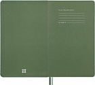Notatnik Moleskine Rok Węża Wegańska Skóra L duży (13x21 cm) W Linie Szałwiowa Zieleń Miękka oprawa w Prezentowym Pudełku (Moleskine Year of the Snake Limited Edition Precious & Ethical Vegea Notebook in Gift box Soft Cover Large Ruled Sage Green) - 80569