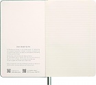 Notatnik Moleskine Rok Węża Wegańska Skóra L duży (13x21 cm) W Linie Szałwiowa Zieleń Miękka oprawa w Prezentowym Pudełku (Moleskine Year of the Snake Limited Edition Precious & Ethical Vegea Notebook in Gift box Soft Cover Large Ruled Sage Green) - 80569