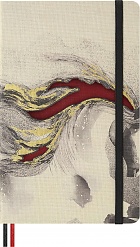Notatnik Moleskine Rok Konia Kaligrafia L duży (13x21 cm) w Linię Twarda oprawa (Moleskine Year of the Horse Calligraphy Limited Edition Notebook Ruled Large Hard Cover) - 8056999278496