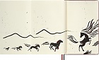 Notatnik Moleskine Rok Konia Woodcut L duży (13x21 cm) w Linię Twarda oprawa (Moleskine Year of the Horse Woodcut Limited Edition Notebook Ruled Large Hard Cover) - 8056999278519