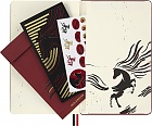 Notatnik Moleskine Rok Konia L duży (13x21 cm) w Linię Woodcut Twarda oprawa w Pudełku Prezentowym (Moleskine Year of the Horse Woodcut Limited Edition Notebook Ruled Large Hard Cover BOX) - 8056999278526