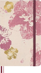 Notatnik Moleskine Sakura L duży (13x21 cm) w Linie Różowa z Złotymi Akcentami Twarda oprawa (Moleskine Sakura Limited Edition Notebook Ruled Large Pink With Gold Accents Hard Cover) -  8056999278588