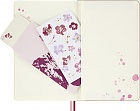 Notatnik Moleskine Sakura L duży (13x21 cm) w Linie Różowa z Złotymi Akcentami Twarda oprawa (Moleskine Sakura Limited Edition Notebook Ruled Large Pink With Gold Accents Hard Cover) -  8056999278588