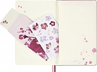 Notatnik Moleskine Sakura L duży (13x21 cm) Gładki Różowa z Złotymi Akcentami Twarda oprawa (Moleskine Sakura Limited Edition Notebook Plain Large Pink With Gold Accents Hard Cover) -  8056999278601