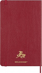 Notatnik Moleskine Rok Konia L duży (13x21 cm) W Linie Czerwony Miękka oprawa (Moleskine Year of the Horse Limited Edition Precious & Ethical Vegea Notebook in Gift box Soft Cover Large Ruled Autumn Red) - 8056999278939