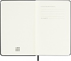 Kalendarz Moleskine 2026-2027 18-miesięczny rozmiar P (kieszonkowy 9x14 cm) Horyzontalny Tygodniowy Czarny Twarda oprawa (Moleskine Weekly Horizontal Notebook Diary/Planner 2026/27 Pocket Black Hard Cover) - 8056999279936