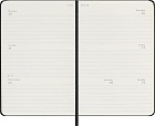 Kalendarz Moleskine 2026-2027 18-miesięczny rozmiar P (kieszonkowy 9x14 cm) Horyzontalny Tygodniowy Czarny Twarda oprawa (Moleskine Weekly Horizontal Notebook Diary/Planner 2026/27 Pocket Black Hard Cover) - 8056999279936