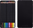 Kredki kolorowe Moleskine 12 sztuk w Metalowym pudełku (Moleskine Watercolour Pencils) - 8058341710463