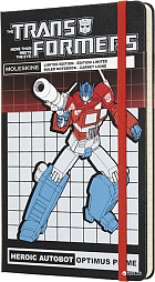 Notatnik Moleskine Transformers Optimus Prime L duży (13x21 cm) w Linie Czarny Twarda oprawa (Moleskine Transformers Optimus Prime Limited Edition Ruled Large Hard Cover) - 8058341715222