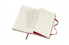 Notatnik Moleskine P kieszonkowy (9x14 cm) w Kropki Czerwony / Szkarłatny Twarda oprawa (Moleskine Dotted Notebook Pocket Hard Scarlet Red) - 8058341715321