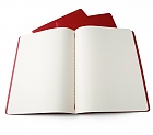 Zestaw 3 zeszytów Moleskine Cahier L duże (13x21 cm) Czyste Bordowe Miękka Oprawa (Moleskine Cahiers Set of 3 Plain Journals Cranberry Red Soft Cover) - 9788862931038