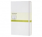 Notatnik Moleskine L duży (13x21cm) Czysty Biały Twarda oprawa (Moleskine Plain Notebook Large Hard White)