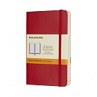 Notatnik Moleskine P kieszonkowy (9x14 cm) w Linie Czerwony Miękka oprawa (Moleskine Ruled Notebook Pocket Soft Scarlet Red) - 8055002854597