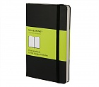 Notatnik Moleskine P kieszonkowy (9x14 cm) Czysty Czarny Twarda oprawa (Moleskine Plain Notebook Pocket Hard Black) - 9788883701030