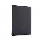 Notatnik Moleskine XL ekstra duży (19x25 cm) w Kratkę Czarny Miękka oprawa (Moleskine Squared Notebook Extra Large Soft Black) - 9788883707247