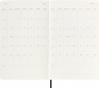 Kalendarz Moleskine 2025-2026 18-miesięczny rozmiar L (duży 13x21 cm) Dzienny Czarny Miękka oprawa (Moleskine Daily Notebook Diary/Planner 2025/26 Large Black Soft Cover) - 8056999275372
