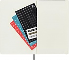 Kalendarz Moleskine 2025-2026 18-miesięczny rozmiar L (duży 13x21 cm) Dzienny Czarny Miękka oprawa (Moleskine Daily Notebook Diary/Planner 2025/26 Large Black Soft Cover) - 8056999275372