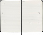 Kalendarz Moleskine 2025-2026 18-miesięczny rozmiar P (kieszonkowy 9x14 cm) Horyzontalny Tygodniowy Czarny Twarda oprawa (Moleskine Weekly Horizontal Notebook Diary/Planner 2025/26 Pocket Hard Black Cover) - 8056999275518