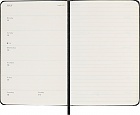 Kalendarz Moleskine 2025-2026 18-miesięczny rozmiar P (kieszonkowy 9x14 cm) Tygodniowy Czarny Twarda oprawa (Moleskine Weekly Notebook Planner 2025/26 Pocket Hard Black Cover) - 8056999275440