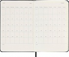 Kalendarz Moleskine 2025-2026 18-miesięczny rozmiar P (kieszonkowy 9x14 cm) Tygodniowy Czarny Twarda oprawa (Moleskine Weekly Notebook Planner 2025/26 Pocket Hard Black Cover) - 8056999275440