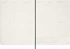 Kalendarz Moleskine 2027 12M rozmiar XXL (bardzo duży 23,5x28,14cm) Wertykalny Tygodniowy Zielony Mirt Miękka oprawa (Moleskine Weekly Vertical Diary/Planner 2027 XXL Myrtle Green Soft Cover) - 8056999278854