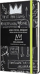 Notatnik Moleskine Basquiat L (duży 13x21) w Linię Czarny Twarda oprawa (Moleskine Limited Edition Basquiat Ruled Notebook Large Hard Cover) - 8053853600561