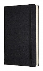 Notatnik Moleskine L duży (13x21cm) Gruby (400 stron) w Linię Czarny Twarda oprawa (Moleskine Expanded Ruled Notebook 400 Pages Large Black Hard Cover) - 8058647628004