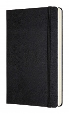 Notatnik Moleskine L duży (13x21cm) Gruby (400 stron) w Kratkę Czarny Miękka oprawa (Moleskine Expanded Ruled Notebook 400 Pages Large Black Soft Cover) - 8058647628059