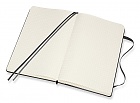 Notatnik Moleskine L duży (13x21cm) Gruby (400 stron) w Kratkę Czarny Miękka oprawa (Moleskine Expanded Ruled Notebook 400 Pages Large Black Soft Cover) - 8058647628059