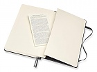 Notatnik Moleskine L duży (13x21cm) Gruby (400 stron) w Kratkę Czarny Twarda oprawa (Moleskine Expanded Ruled Notebook 400 Pages Large Black Hard Cover) - 8058647628011