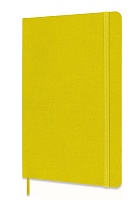 Notatnik Moleskine L duży (13x21cm) w Linie Żółty Stóg Siana Jedwabna Twarda oprawa (Moleskine Ruled Notebook Large Hard Silk Cover Hay Yellow) - 8056598853049