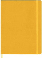 Notatnik Moleskine XL ekstra duży (19x25 cm) w Linie Żółto-pomarańczowy Twarda jedwabna oprawa (Moleskine Ruled Notebook Extra Large Hard Orange Yellow Silk) - 8056598853087