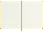 Notatnik Moleskine XL ekstra duży (19x25 cm) w Linie Żółto-pomarańczowy Twarda jedwabna oprawa (Moleskine Ruled Notebook Extra Large Hard Orange Yellow Silk) - 8056598853087
