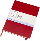 Szkicownik Moleskine Art Sketchbook A4 (21x30 cm) Czerwony Twarda oprawa (Moleskine Art Sketchbook A4 Red Hard Cover) - 8058647626703
